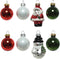 Decoris Kerstfiguurmix glas koker a 9 stuks (1 stuk) assorti