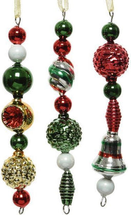 Decoris Kersthanger slinger set a 3 stuks 15cm