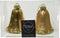 Decoris Kersthangerset klokje set a 2 stuks goud