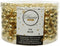Decoris Kerstslinger - goudkleurig - kralen - 500 cm - Kerstversiering kralenslingers