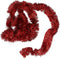 Decoris kerstslinger - rood - 270 x 7,5 cm - tinsel/folie - lametta slinger