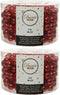 Decoris Kerstslinger - rood - kralen - 500 cm - Kerstversiering kralenslingers