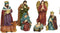 Decoris kerststal beelden/kerstbeelden - 10x st -tot 13 cm -polyresin