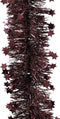 Decoris Lametta guirlande - d9h270 cm - Donker mauve