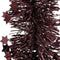 Decoris Lametta guirlande - d9h270 cm - Donker mauve