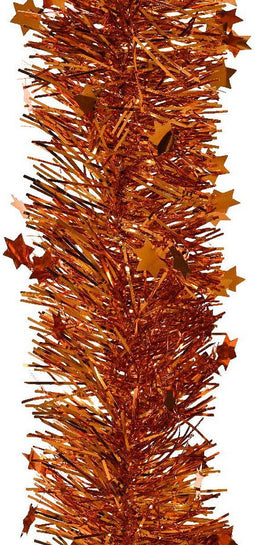 Decoris Lametta guirlande - d9h270 cm - Warme cider