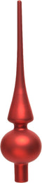 Decoris Piek glas mat rood Ø6x26cm