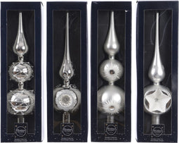 Decoris Piek glas zilver 31cm (1 stuk) assorti