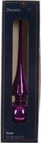 Decoris Piek - paars - glas - kerstboom topper - glans - 26 cm