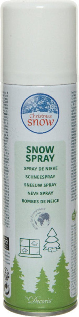 Decoris Sneeuwspray - bus 150 ml - wit - milieuvriendelijk - ECO - spuitsneeuw - sneeuwversiering