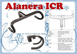 DEDA - STUUR ALANERA DCR CARBON 120X46 POLISH ON BLACK
