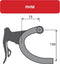 Deda Zero2 Dcr Rhm Fietsstuur Zilver 31.8 mm / 420 mm