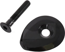 Dedacciai Vinci topcap zwart met m6x35 alu bout