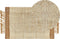 DEDEMLI - Modern vloerkleed - Beige - 80 x 150 cm - Jute
