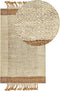 DEDEMLI - Modern vloerkleed - Beige - 80 x 150 cm - Jute