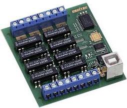 Deditec USB-RELAIS-8_A USB-RELAIS-8_A Uitgangsmodule USB Aantal relaisuitgangen: 8