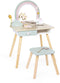 Janod Unicorn - Houten Kaptafel - 10 Accessoires - Met Geheim Luik