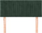 vidaXL - Hoofdbord - 100x5x78/88 - cm - fluweel - donkergroen