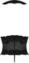 Deep Plunge Halter Teddy - Zwart