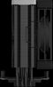 DeepCool AK400 Zero Dark 4x Heat Pipe All Black Single Tower CPU Air Cooler, 1x FC120P 120mm FDB Bearing PWM High Performance Fan, Intel: LGA1700/1200/1151/1150/1155 AMD: AM5/AM4, Easy Install, 220W TDP