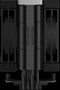 DeepCool AK400 Zero Dark Plus 4x Heat Pipe All Black Single Tower CPU Air Cooler, 2x FC120P 120mm FDB Bearing PWM High Performance Fan, Intel: LGA1700/1200/1151/1150/1155 AMD: AM5/AM4, Easy Install, 220W TDP