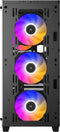 DeepCool CC560 ARGB Mid-Tower ATX PC Case, 4x Pre-Installed 120mm ARGB Fans, Tempered Glass Side Panel, 5V ARGB Motherboard Control, 1xUSB:3.0/1xUSB:2.0/1xAudio