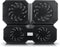 DeepCool Multi Core X6 Black Laptop Cooler, 4x Fan , 2x Built in USB:2.0 Ports