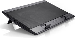 DeepCool WIND PAL FS Black Laptop Cooler, 2x 140mm Fan, 2x USB 2.0 Hub