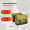 New Looxs ® Oslo Joli Double - Dubbele Fietstas - 37L - Geschikt voor Elektrische Fietsen - 100% Gerecycled Polyester - Olive-Yellow