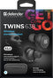 Defender Twins 638 Headset Wireless In-ear Calls/Music Bluetooth Black