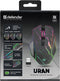 Defender URAN GM-503 muis Gamen Rechtshandig RF Draadloos Optisch 3200 DPI