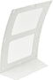 Deflecto 2304WEU Follderhouder (tafelmodel) Voor papierformaat: DIN A4 staand Wit, Transparant 1 stuk(s)