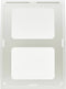 Deflecto 2304WEU Follderhouder (tafelmodel) Voor papierformaat: DIN A4 staand Wit, Transparant 1 stuk(s)