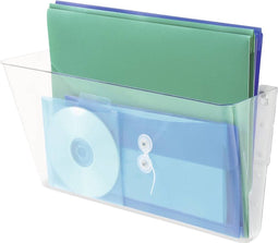Deflecto DocuPocket 73101 Folderhouder (wandmodel) Transparant DIN A4 liggend 1 stuk(s) (b x h x d) 331 x 190 x 105 mm