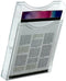 Deflecto DocuPockets muurfolderhouder verticaal, 1 vak, transparant