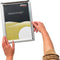 Deflecto SFA2S Folderhouder (wandmodel) Zilver DIN A2 1 stuk(s) (b x h x d) 450 x 624 x 12 mm