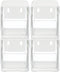 Deflecto sorteer kantelbakje wit, pak met 4 stuks