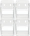 Deflecto sorteer kantelbakje wit, pak met 4 stuks
