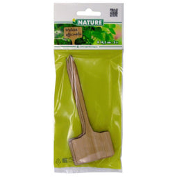 Nature - Plaatetiket bamboe 14.5 cm 5x