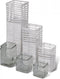 vidaXL - Kaarsenhouder - gewoven - handgemaakt - 3 - stuks - wit