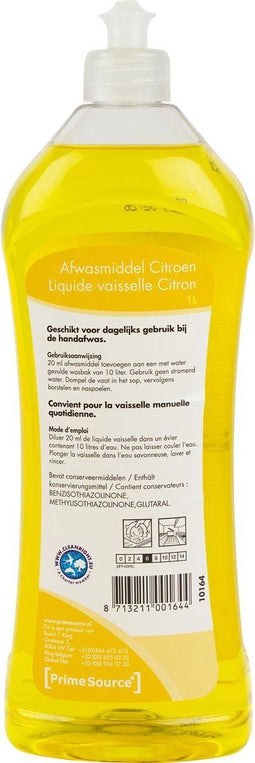 Afwasmiddel primesource citroen 1 liter