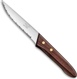 Déglon Canyon Steakmes - Microkarteling - Roestvrij Staal - 14 cm Lemmet - Palissander Handvat