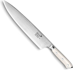 Déglon Damas 67 - Professioneel Koksmes - 25 cm Damaststaal - Elegantie en Duurzaamheid