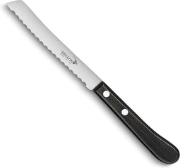 Déglon Ebony Way Tomaat/Agrumesmes - 11 cm Lemmet - Halve Maan Karing
