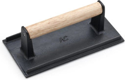 Déglon Grill-Plancha Pers - Voedselpers Gietijzer - Hittebestendig Handvat - Perfect voor BBQ en Plancha