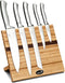 Déglon Oryx® 5-delige Messen Set - Stijlvol Bamboe Magnetisch Blok met Walnootfineer