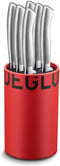 Déglon Petit Model Rood Messenblok met Oryx® Steakmessen - Modern en Functioneel