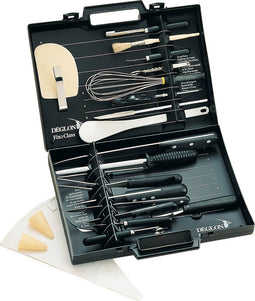 Déglon Professionele Keukenkoffer - Polypropyleen - Veilige Opslag met Trays - Zwart