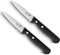 Déglon Professionele Schilmessen Set - 8 cm Lemmet - ABS Graniet Look - 2 stuks