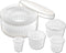 Déglon Set van 9 Ronde Kartelsnijders - Polyamide - Perfect voor Bakken en Serveren